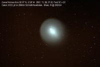Comet 17P/Holmes - Image Courtesy of John Gifford